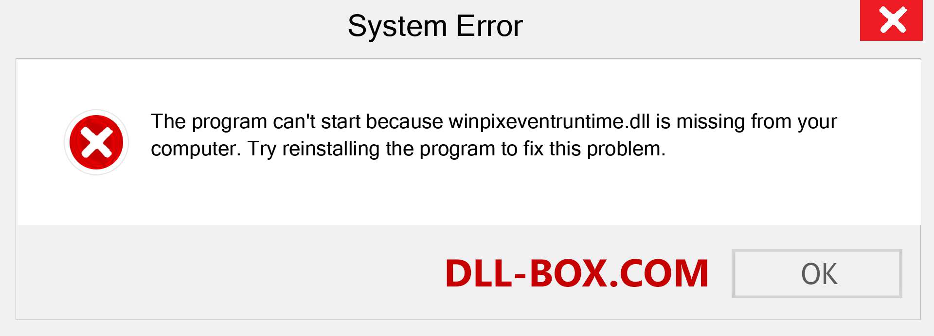  winpixeventruntime.dll file is missing?. Download for Windows 7, 8, 10 - Fix  winpixeventruntime dll Missing Error on Windows, photos, images